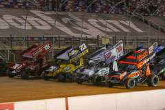 Donny Schatz at Bristol Motor Speedway