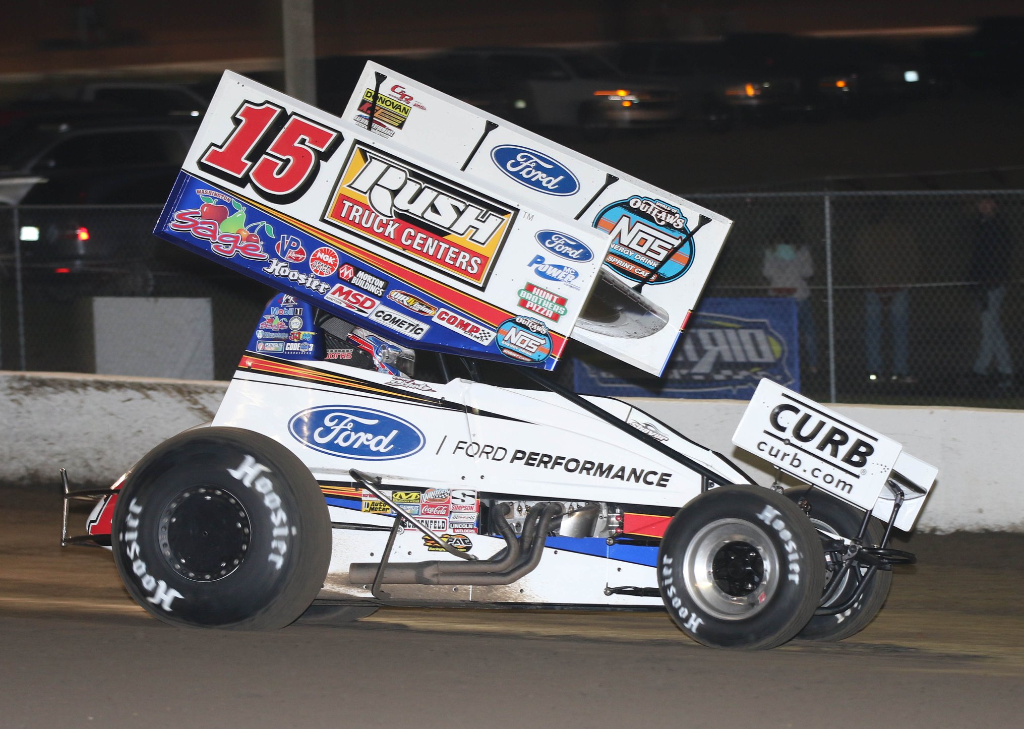 Donny Schatz, tony stewart racing, world of outlaws, sprint cars, volusia speedway park, dirtcar nationals, mike spieker, speedway shots