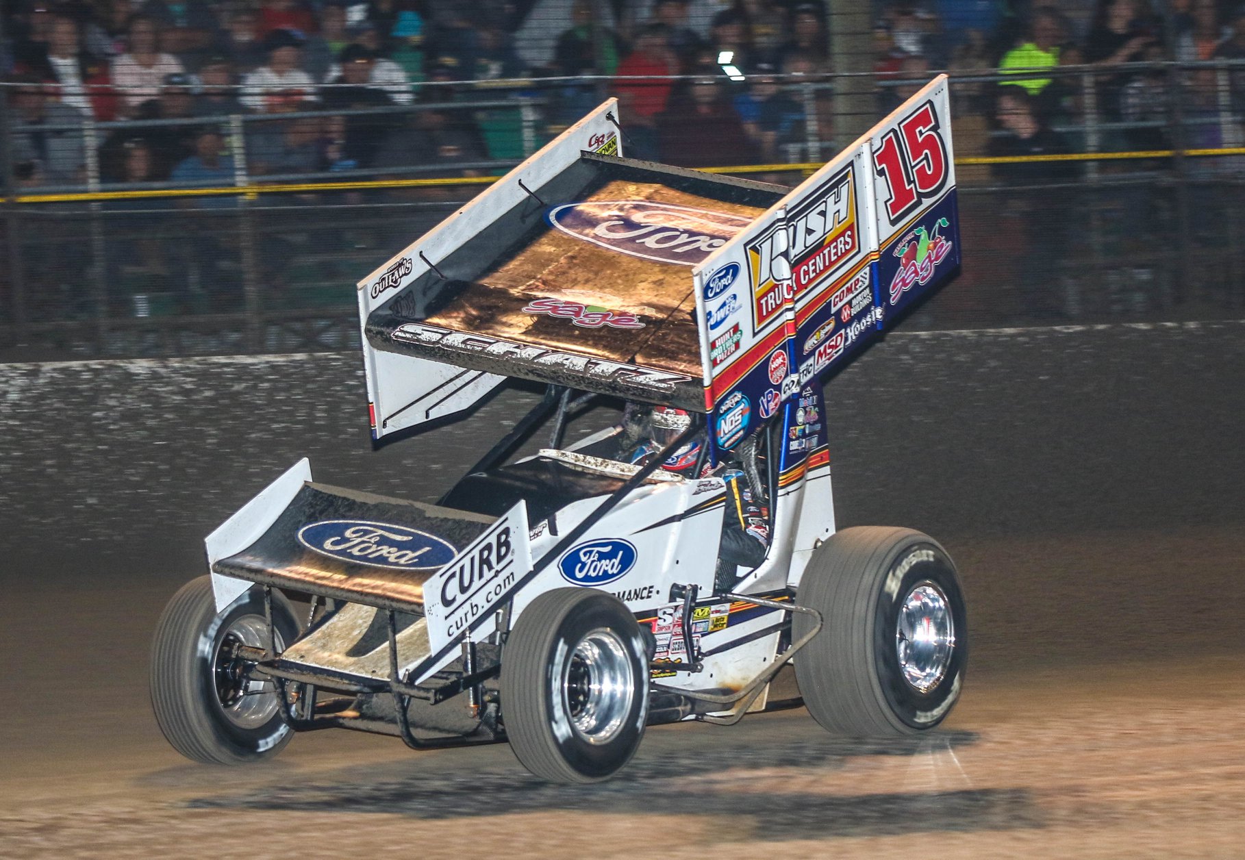 Donny Schatz, world of outlaws, sprint cars, volusia speedway park, dirt track, las vegas