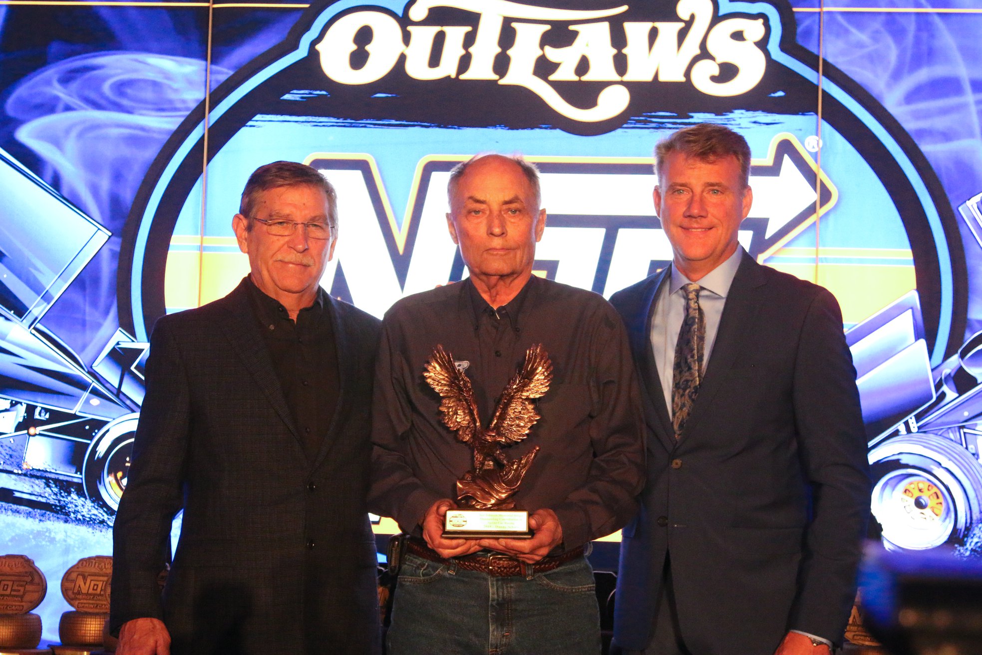 Danny Schatz, Ted Johnson Memorial Award, World of Outlaws, Banquet, Donny Schatz, Carlton Reimers